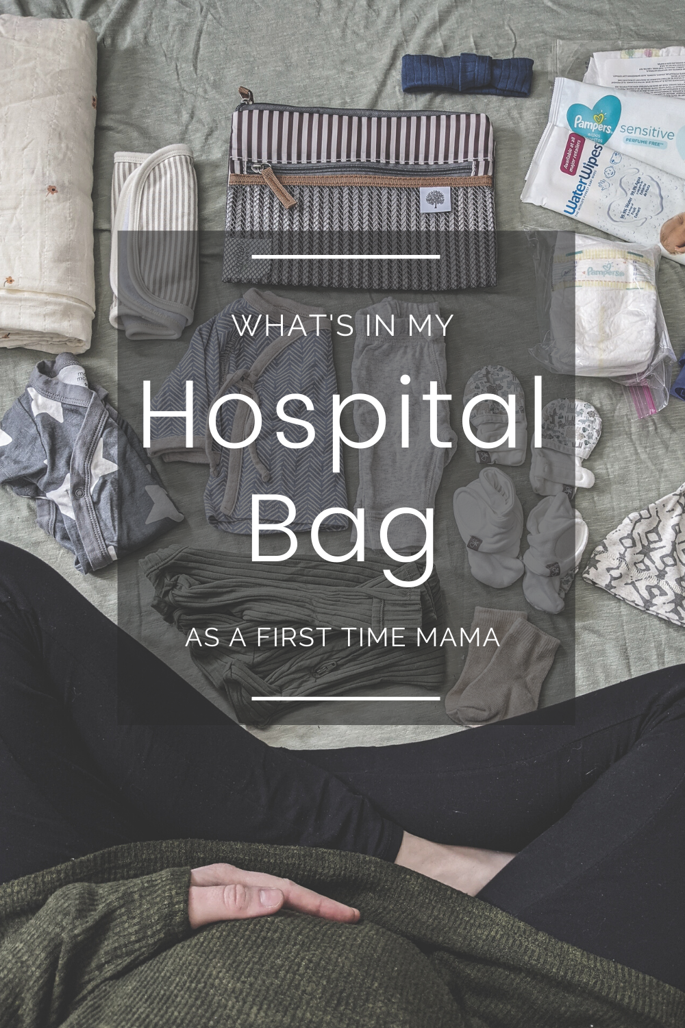 Blue and White Beach Photo Summer Pinterest Graphic